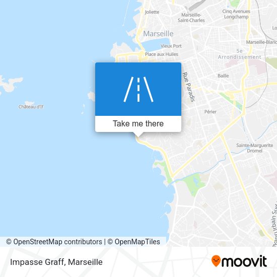Impasse Graff map