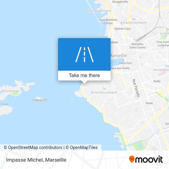 Impasse Michel map