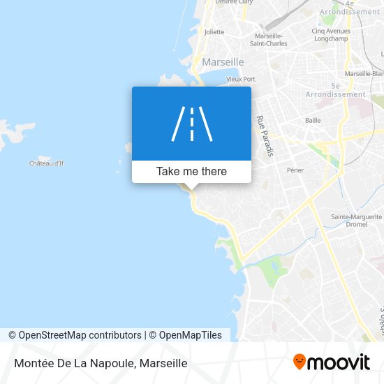 Montée De La Napoule map