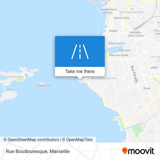 Rue Boudouresque map