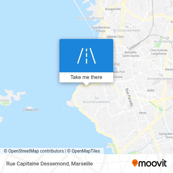 Rue Capitaine Dessemond map