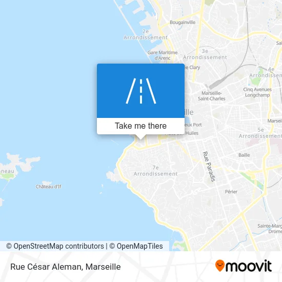 Rue César Aleman map