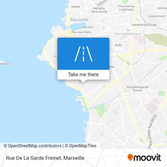 Rue De La Garde Freinet map