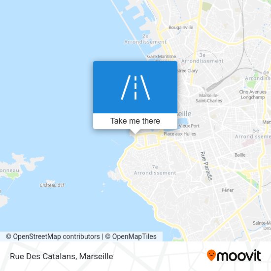 Rue Des Catalans map