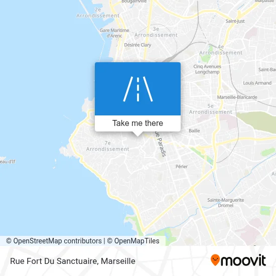 Rue Fort Du Sanctuaire map