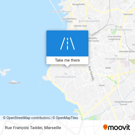 Rue François Taddei map