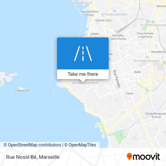 Rue Nossi-Bé map