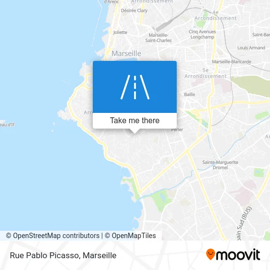 Rue Pablo Picasso map