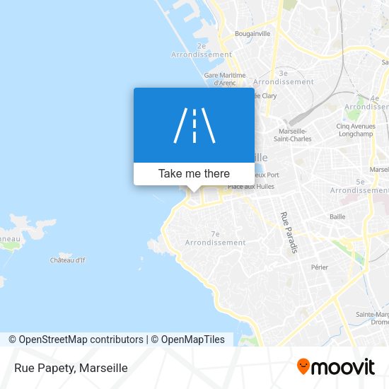 Rue Papety map