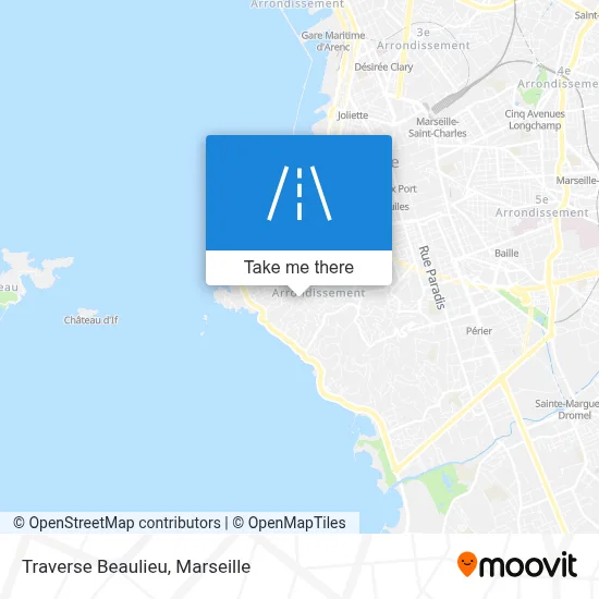 Traverse Beaulieu map