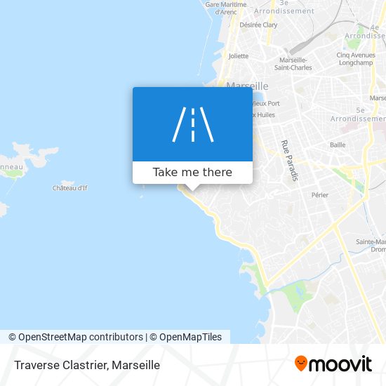 Mapa Traverse Clastrier