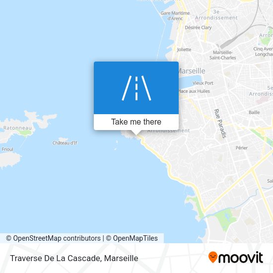 Traverse De La Cascade map