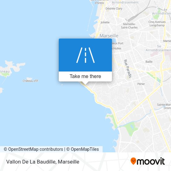 Vallon De La Baudille map