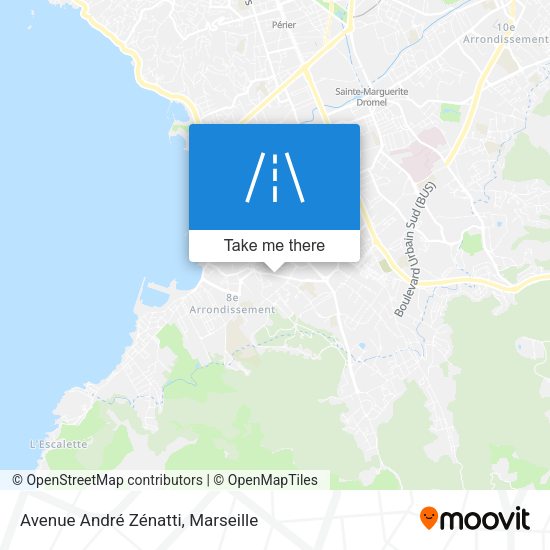 Avenue André Zénatti map