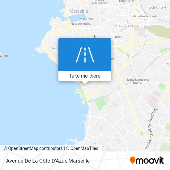 Avenue De La Côte-D'Azur map