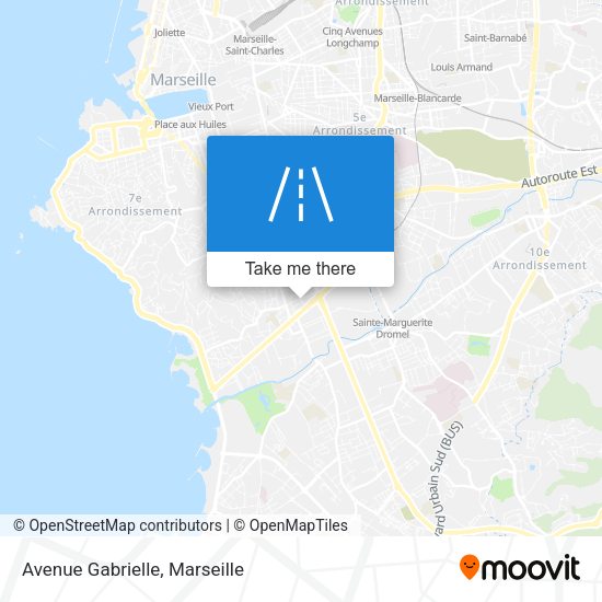 Avenue Gabrielle map