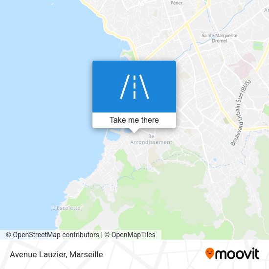 Avenue Lauzier map