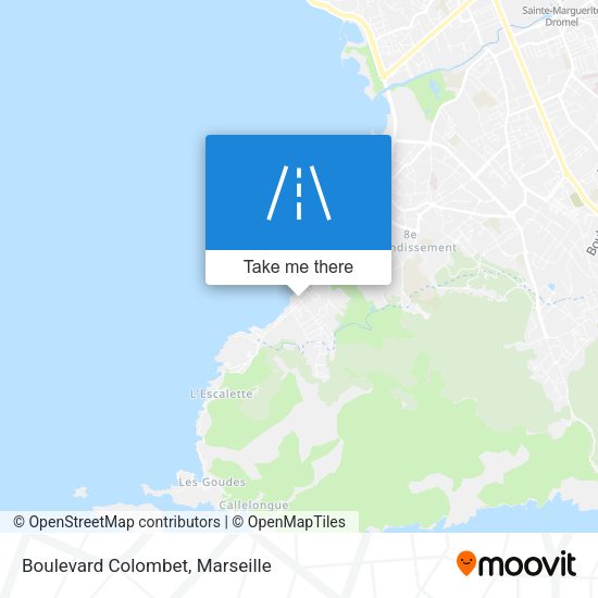 Boulevard Colombet map