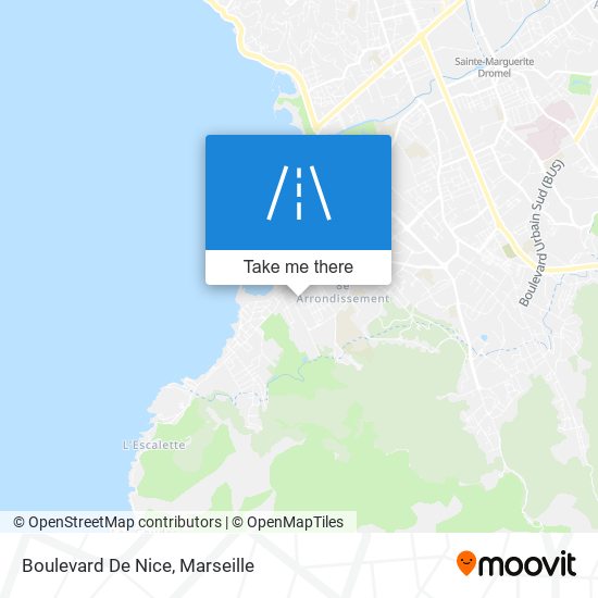 Mapa Boulevard De Nice