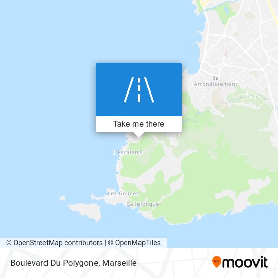 Boulevard Du Polygone map