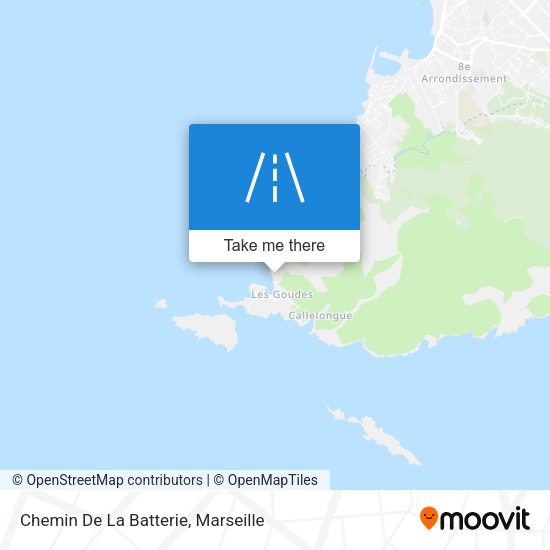 Chemin De La Batterie map