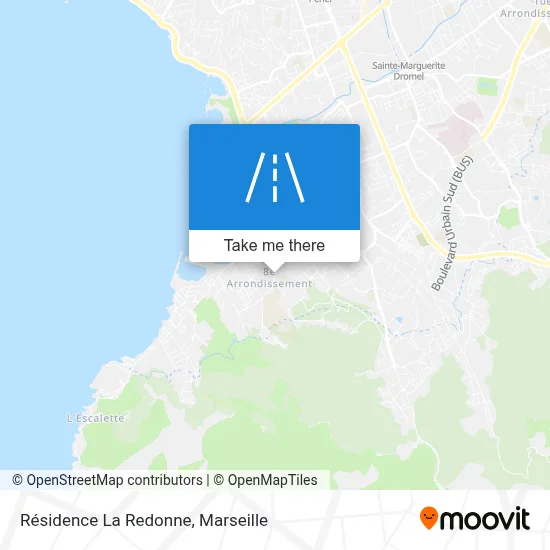 Résidence La Redonne map