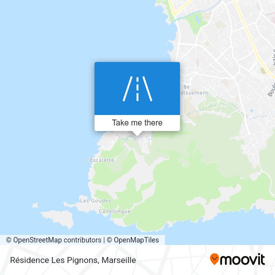 Résidence Les Pignons map