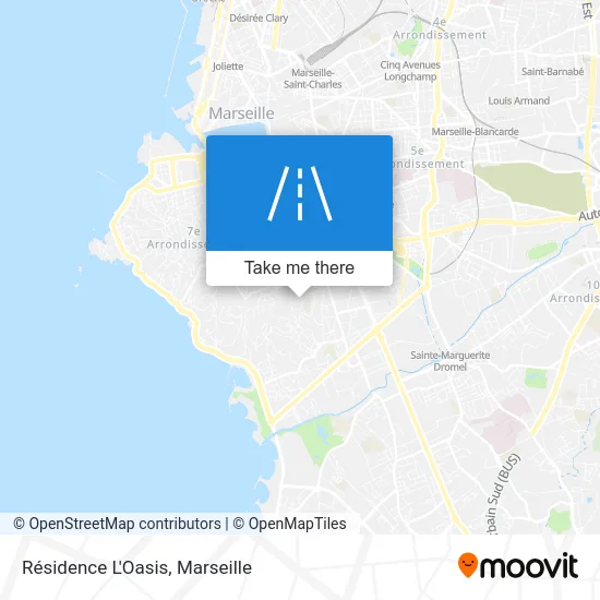 Résidence L'Oasis map