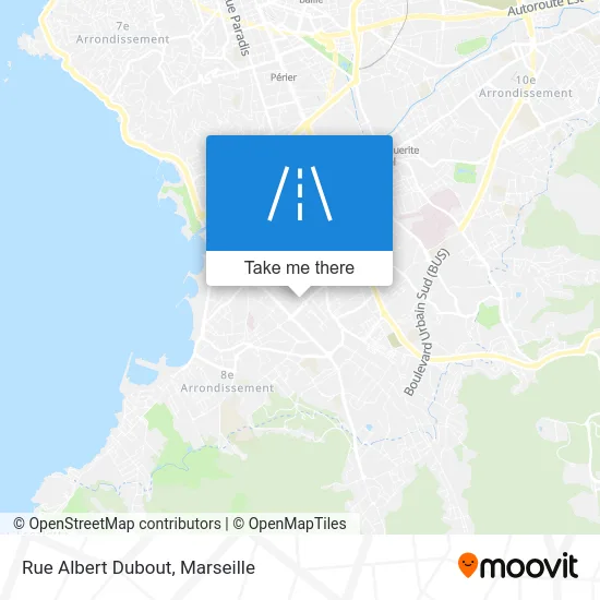 Rue Albert Dubout map