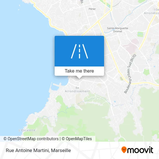 Rue Antoine Martini map