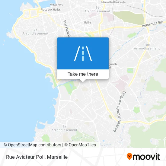 Rue Aviateur Poli map