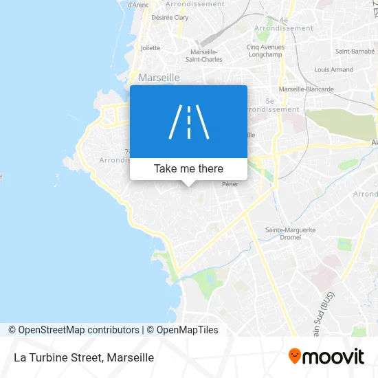 Rue De La Turbine map