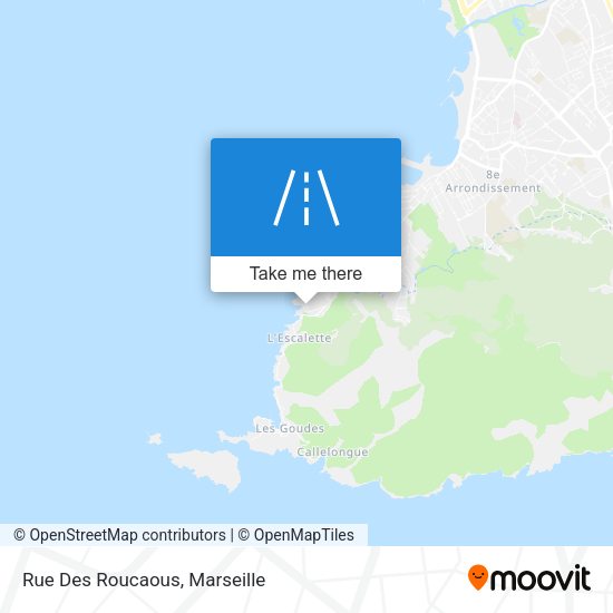 Rue Des Roucaous map