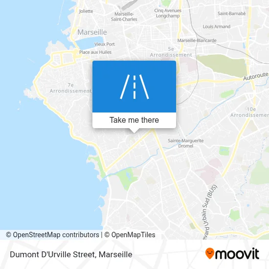 Rue Dumont D'Urville map