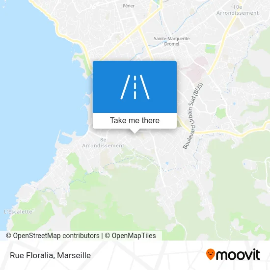 Rue Floralia map