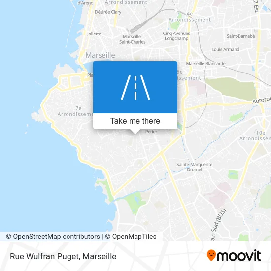 Rue Wulfran Puget map