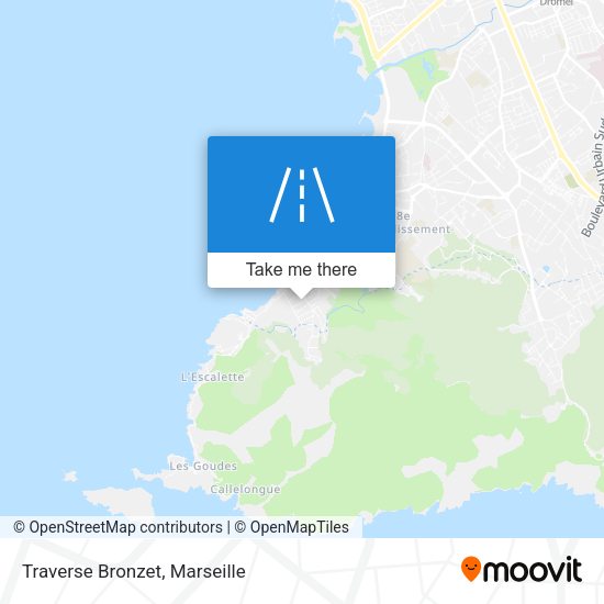 Traverse Bronzet map