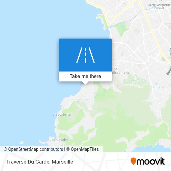 Traverse Du Garde map