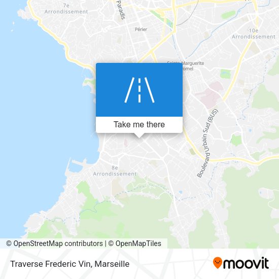 Traverse Frederic Vin map