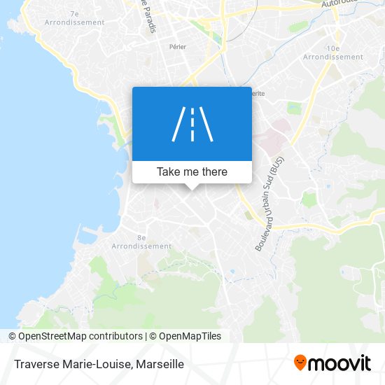 Mapa Traverse Marie-Louise