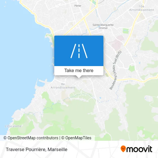 Traverse Pourrière map