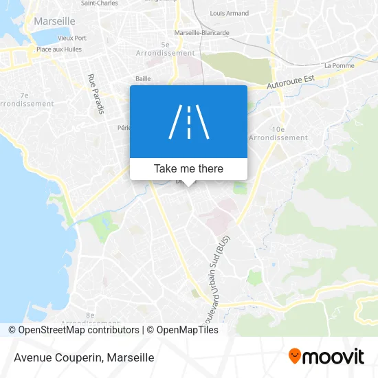Avenue Couperin map