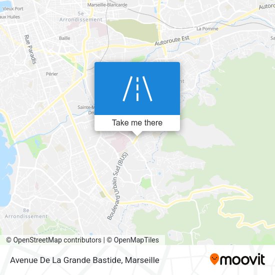 Avenue De La Grande Bastide map