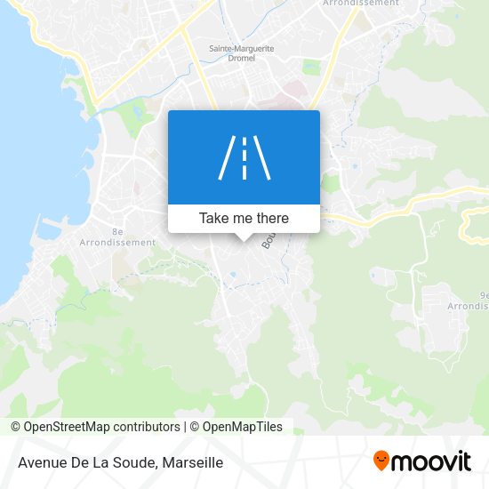 Avenue De La Soude map