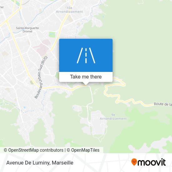 Avenue De Luminy map