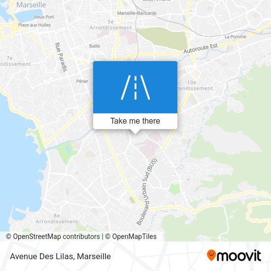 Avenue Des Lilas map