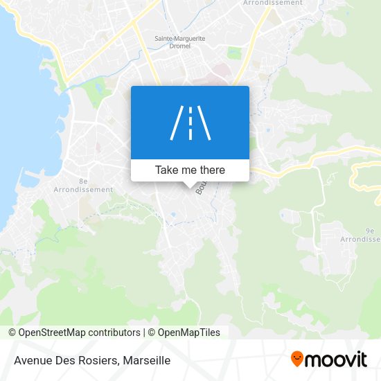 Avenue Des Rosiers map