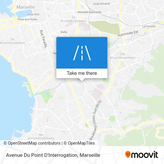 Avenue Du Point D'Interrogation map