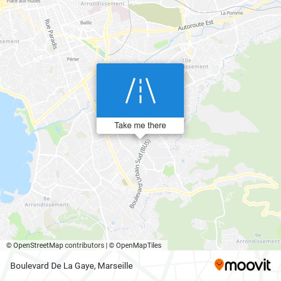 Mapa Boulevard De La Gaye