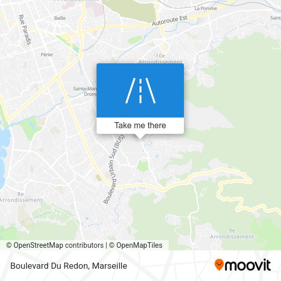 Boulevard Du Redon map